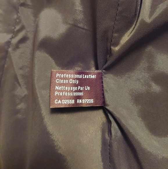 Brown Leather Jacket -  Size M - Picture 5 of 5